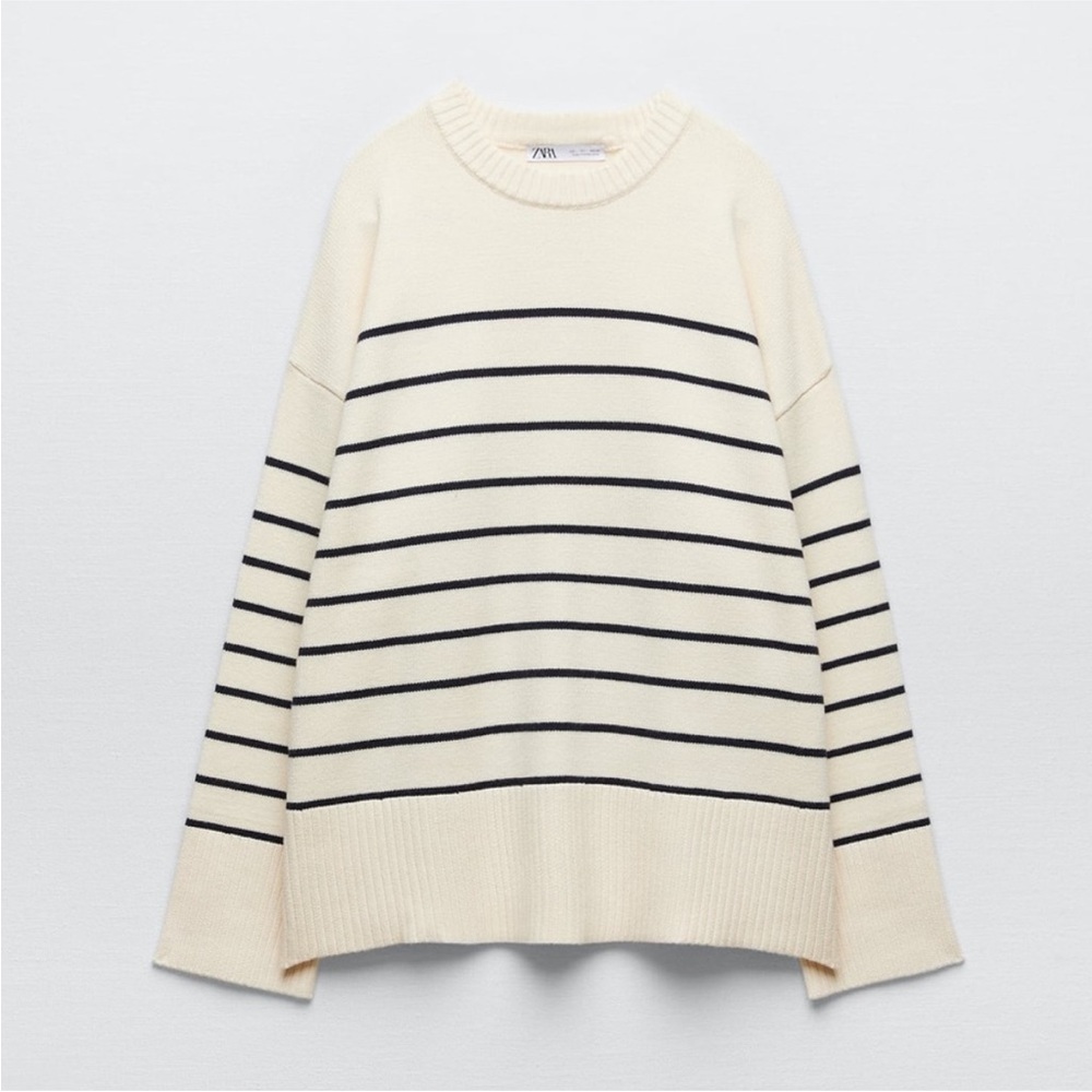 ZARA striped sweater